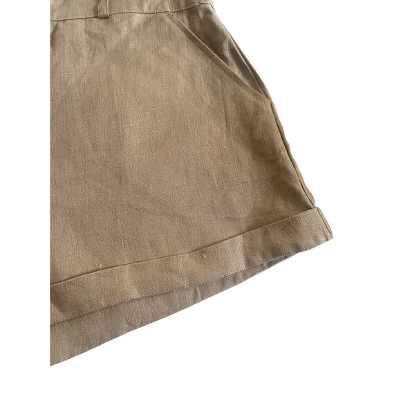 NWT Acacia Women’s Size XL Tan Tea Jude Linen Shorts - Picture 10 of 14